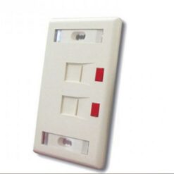 Mặt ổ mạng Faceplate 2 port Commscope/AMP (272368-2)