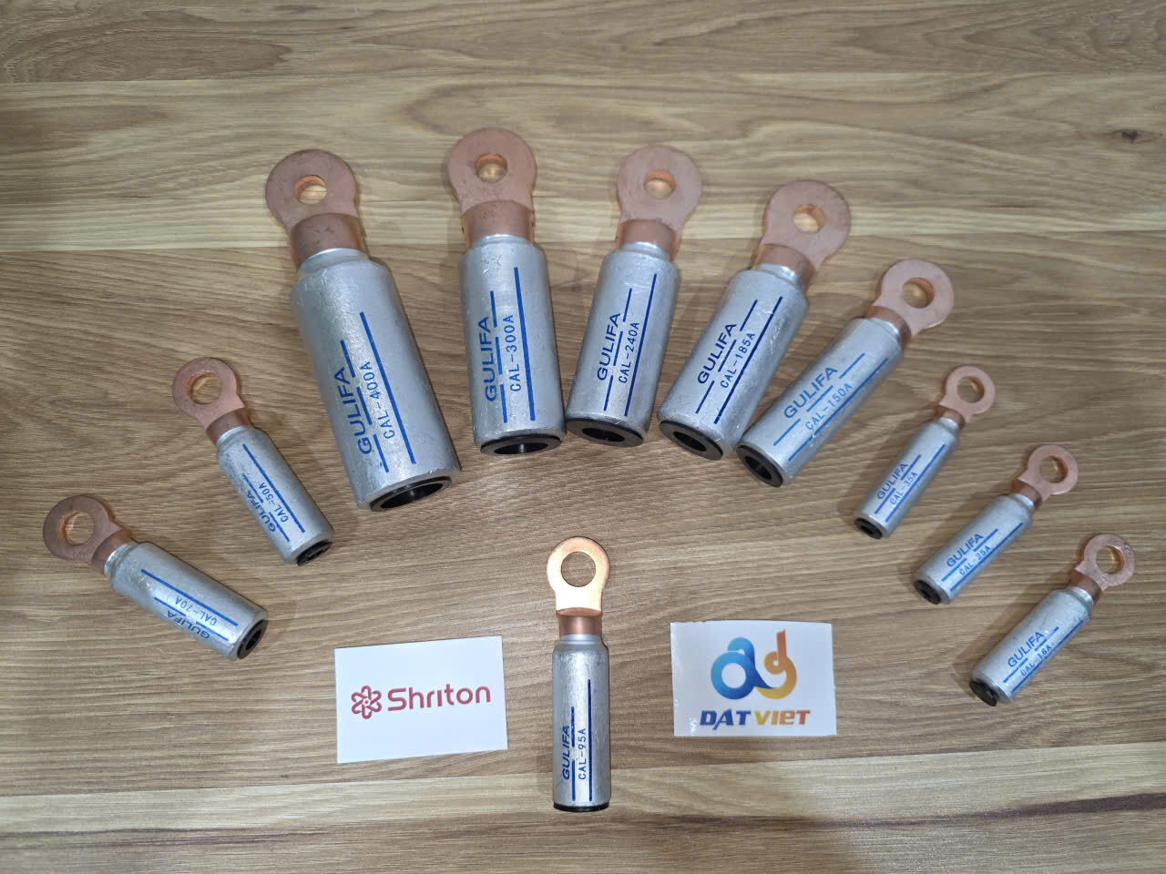 Đầu cốt đồng nhôm Gulifa 120mm2 - Ảnh 4